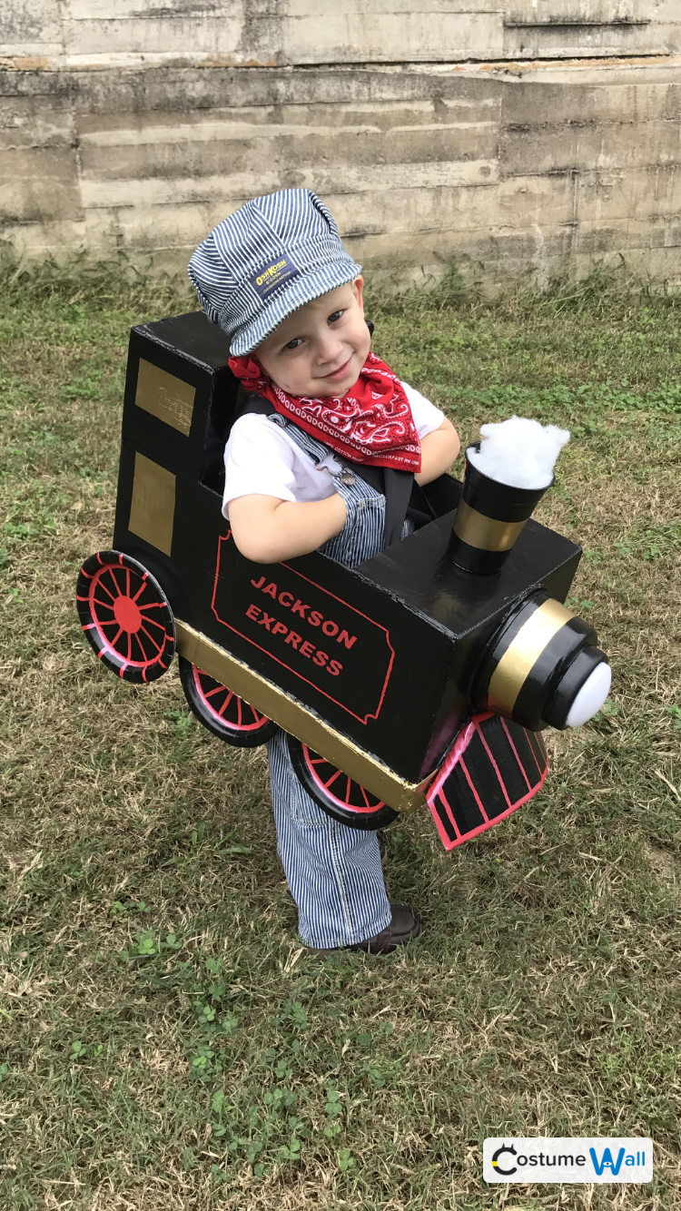 baby train conductor costume