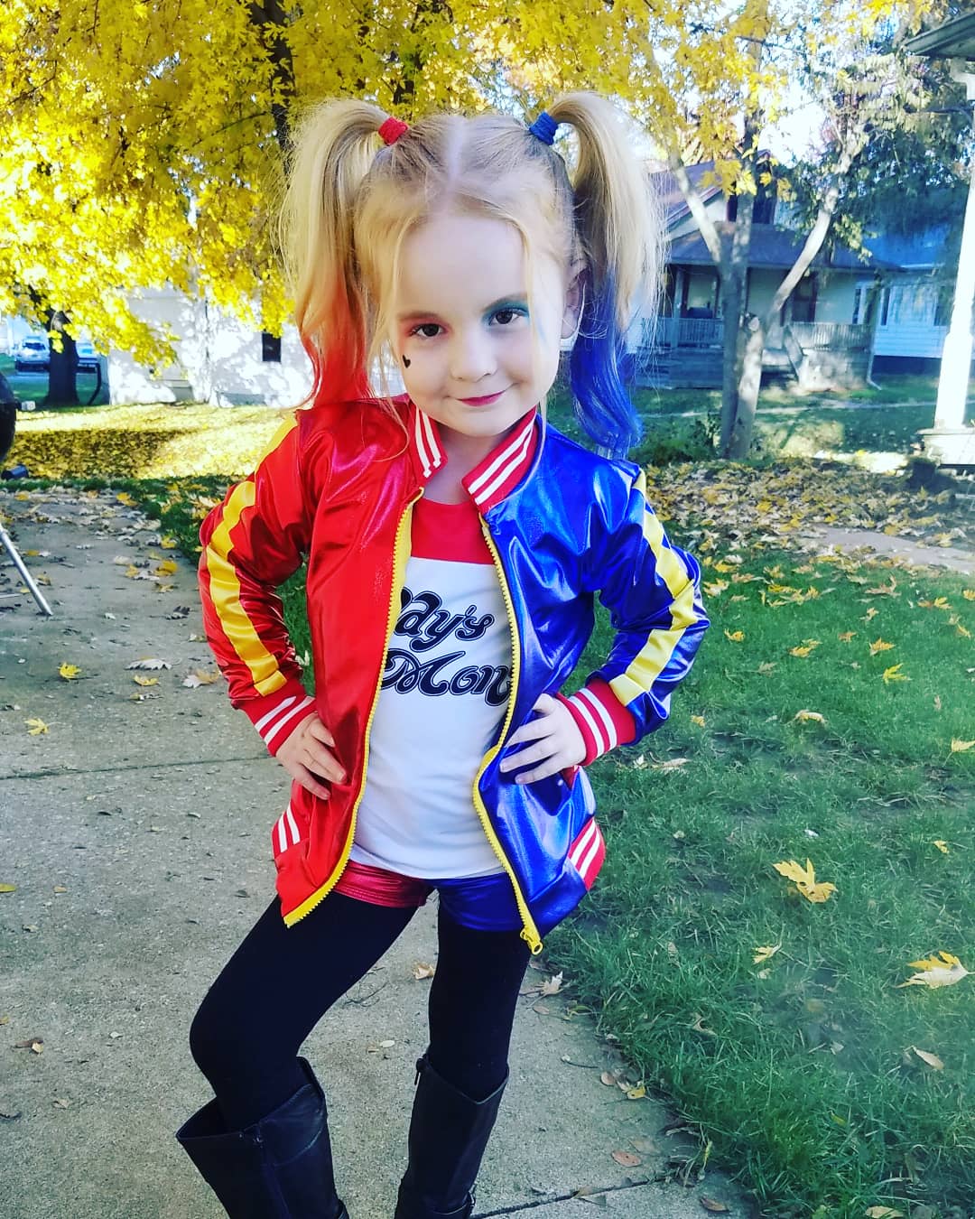 baby girl harley quinn costume