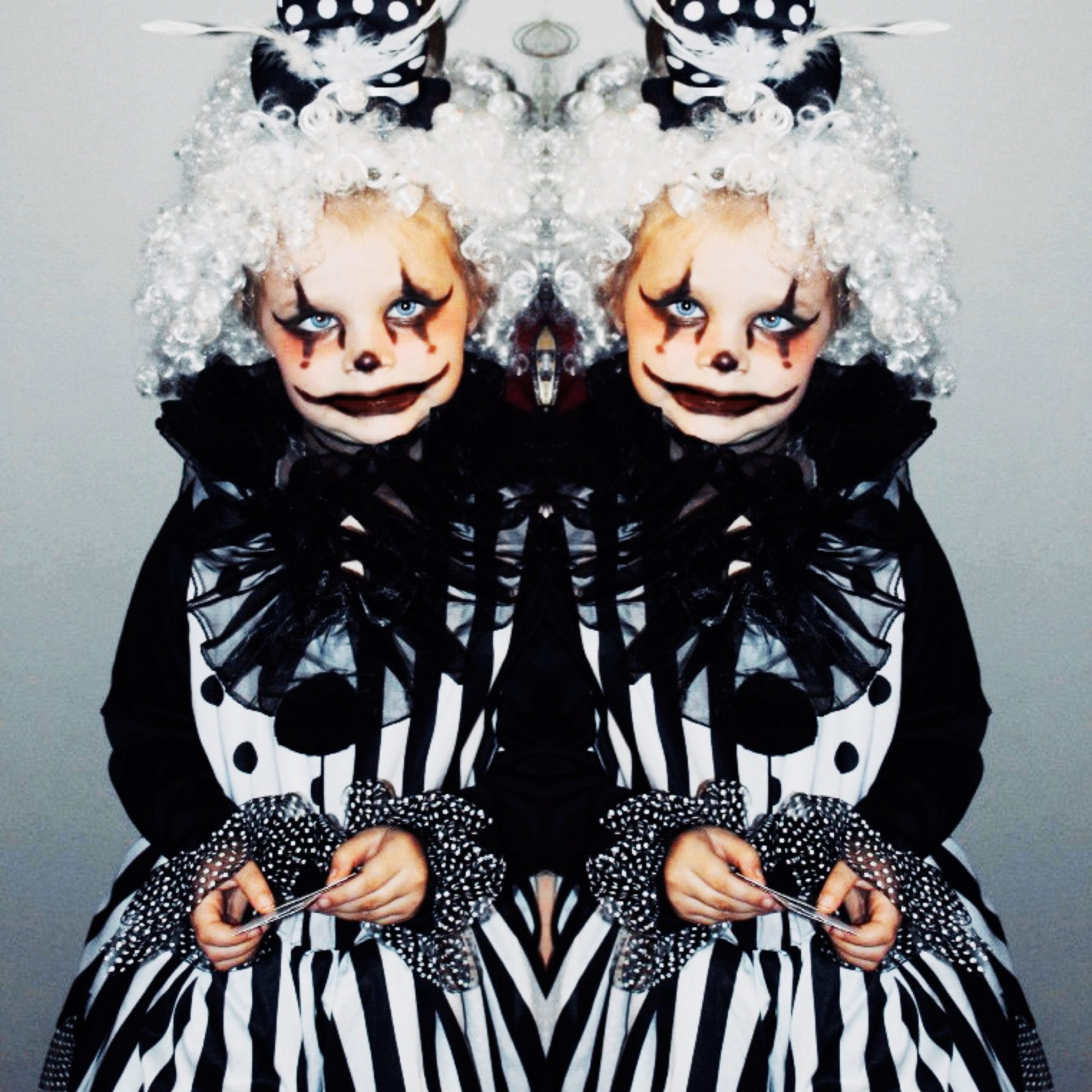 baby scary clown costume