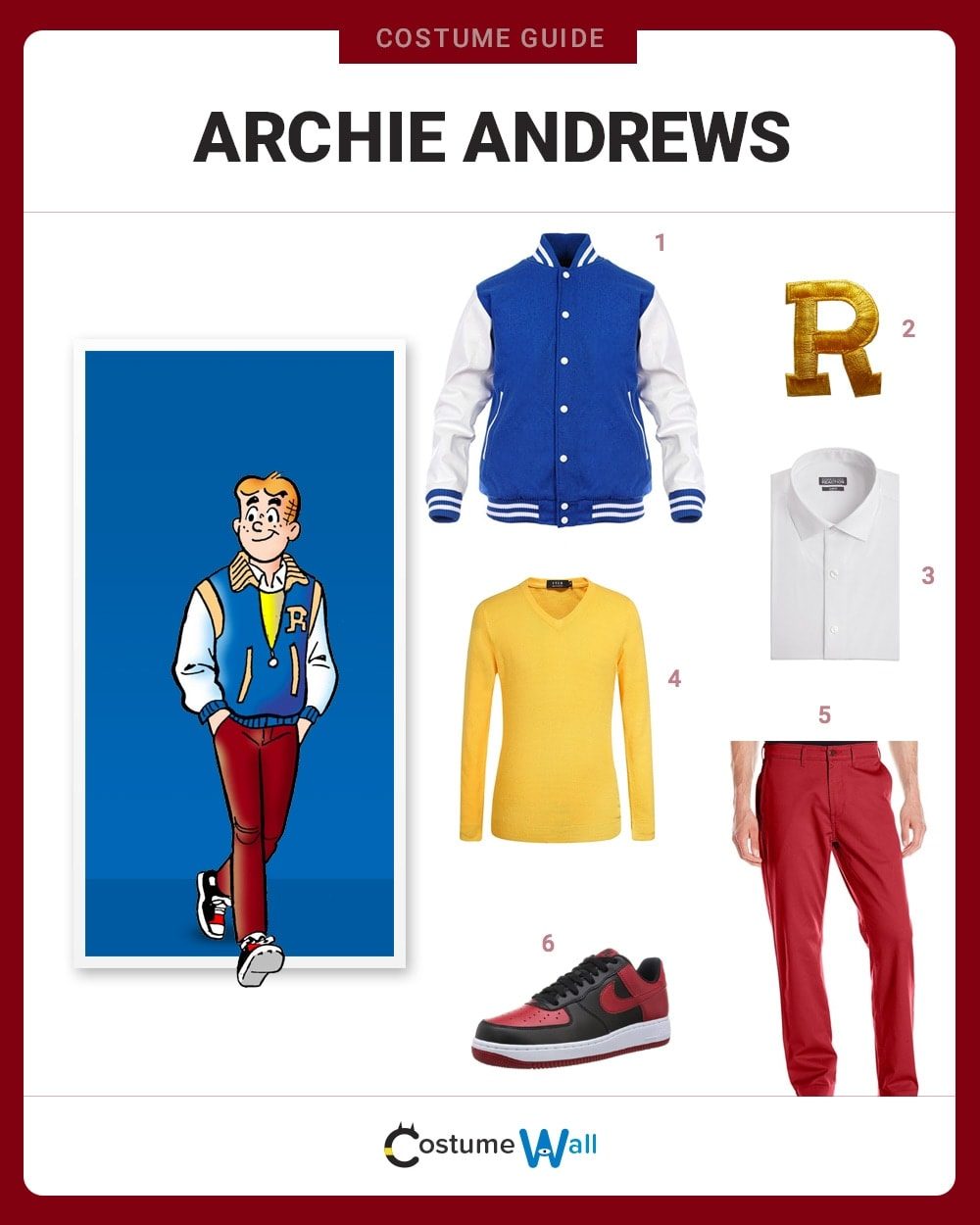 Archie Andrews Costume Guide
