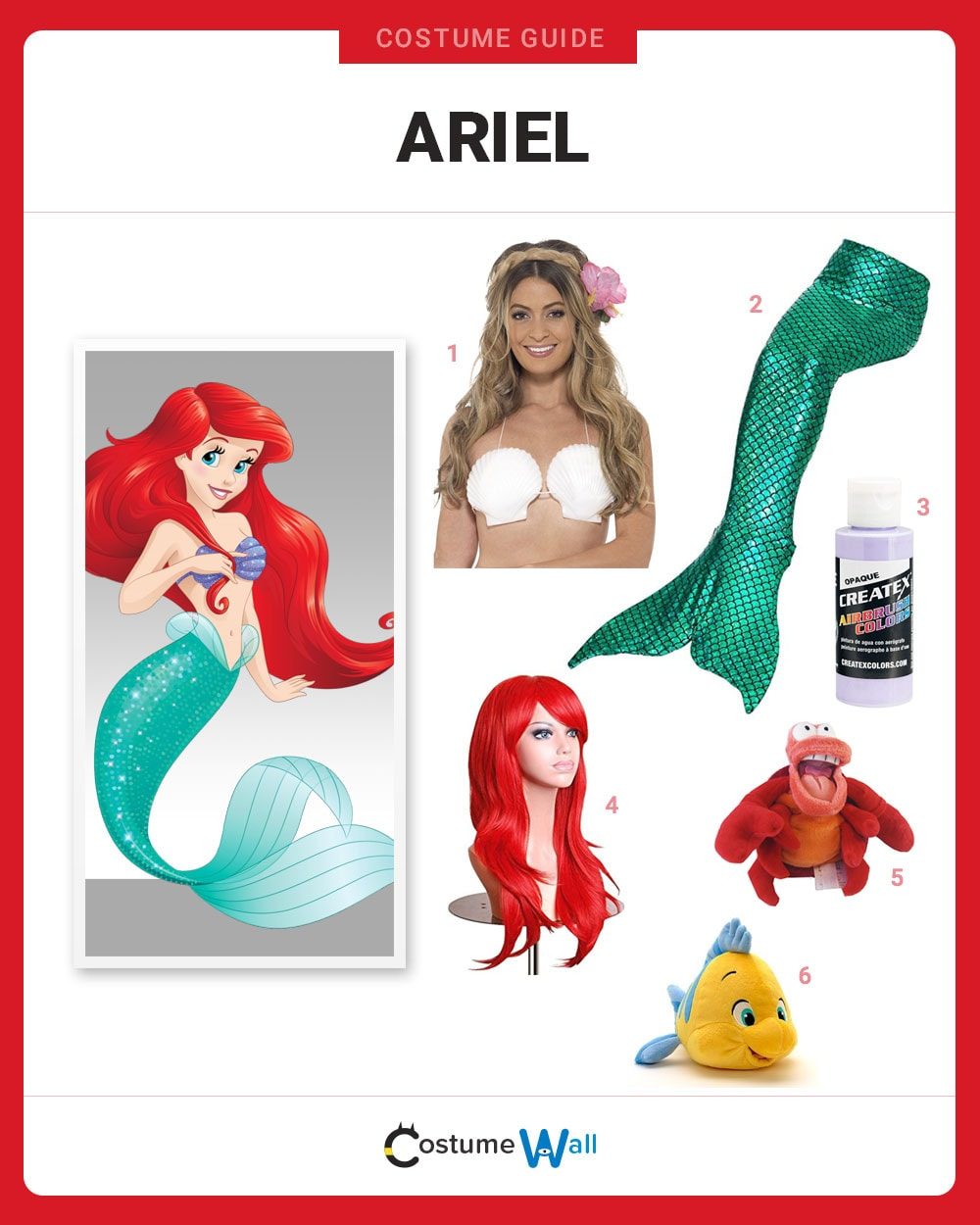Ariel Costume Guide