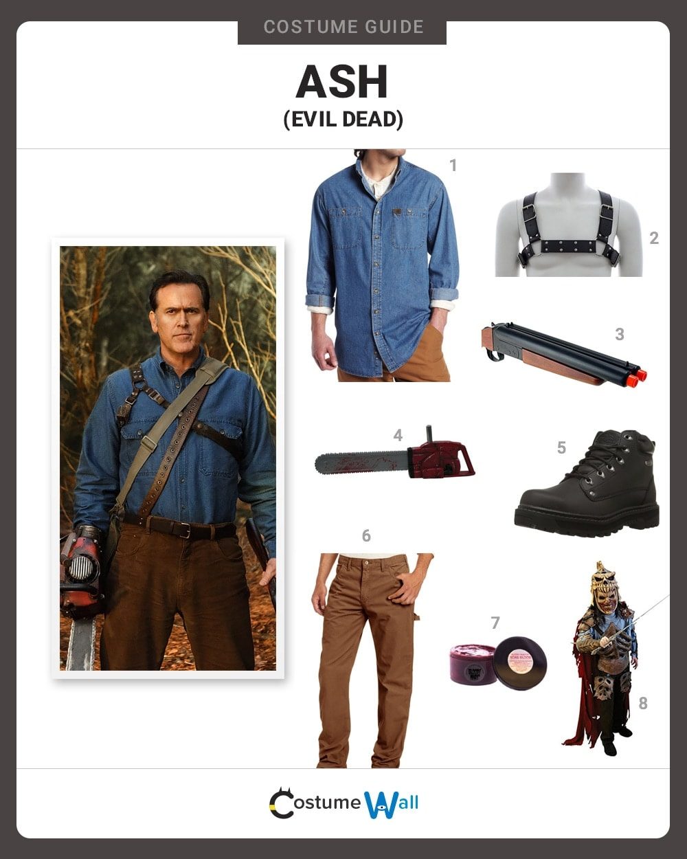 Ash (Evil Dead) Costume Guide