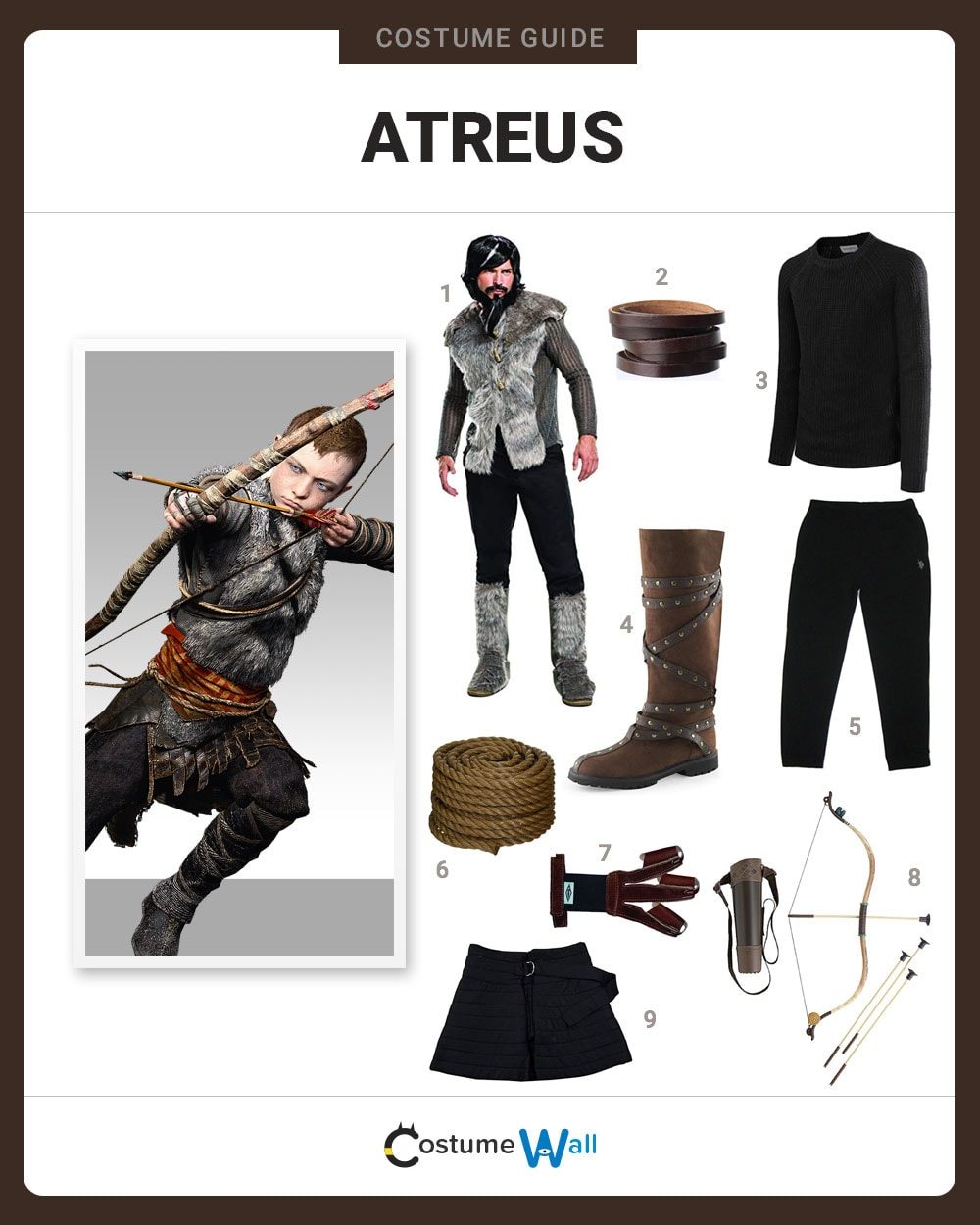 Dress Like Atreus Costume Halloween and Cosplay Guides