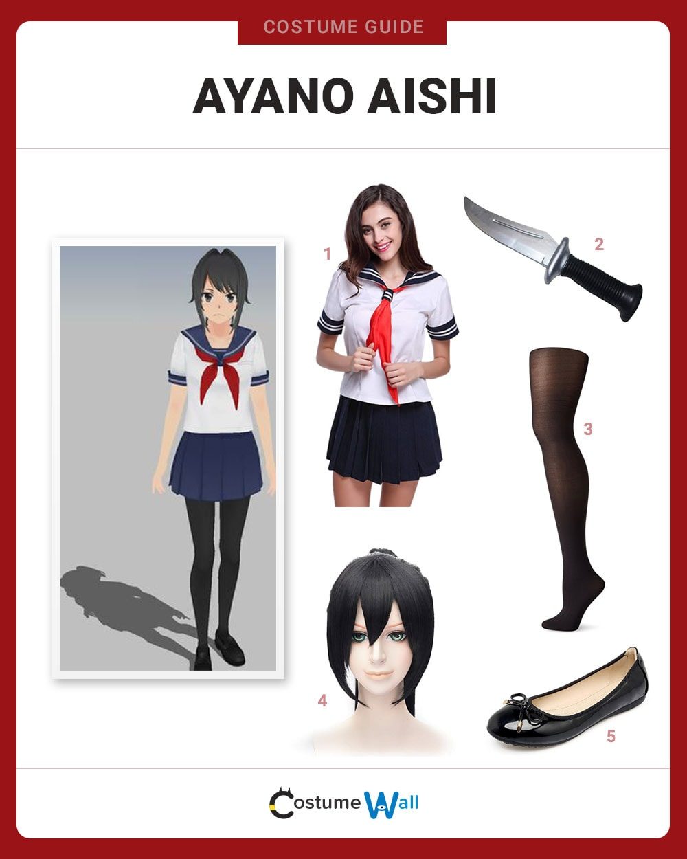Ayano Aishi Costume Guide