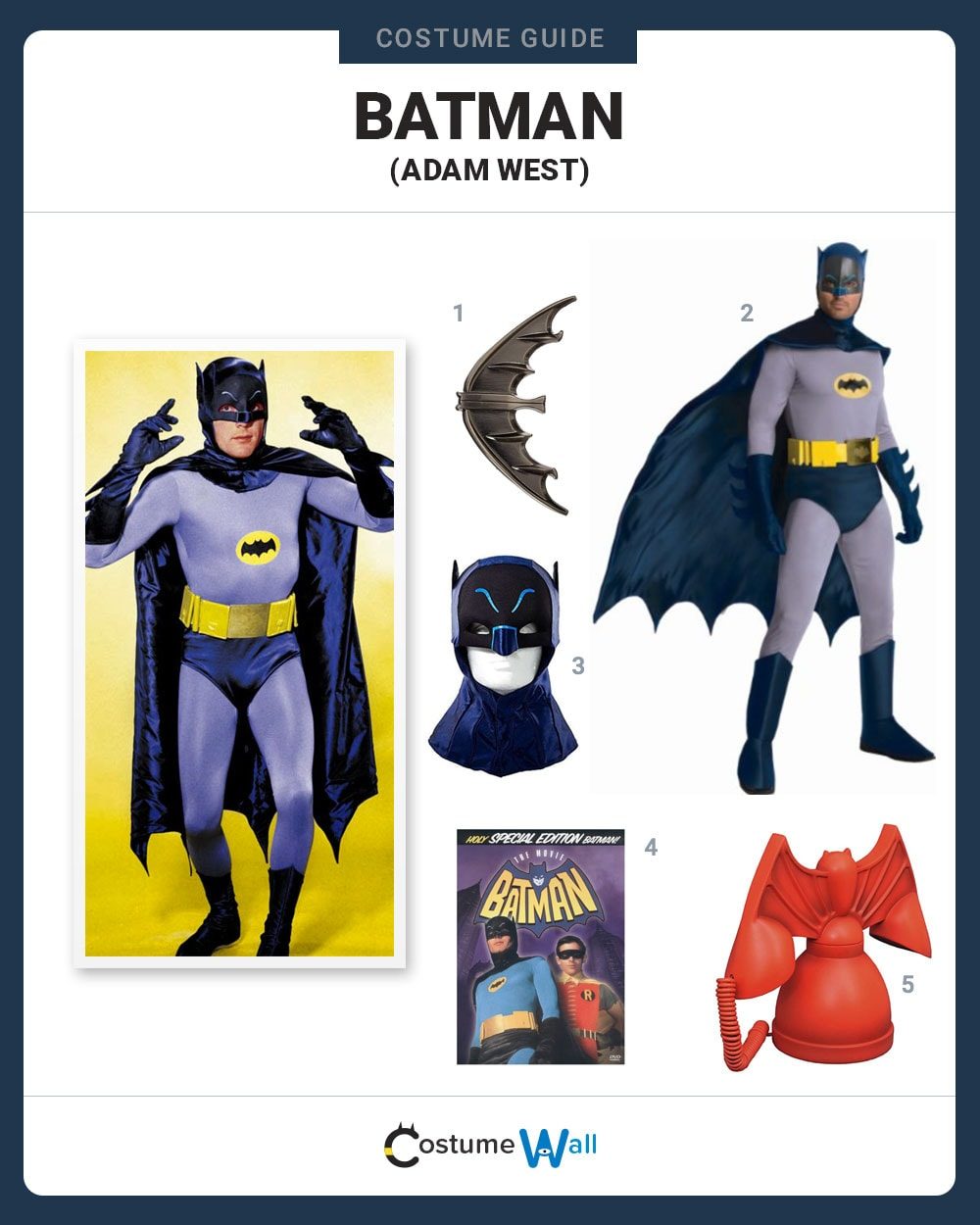Batman (Adam West) Costume Guide