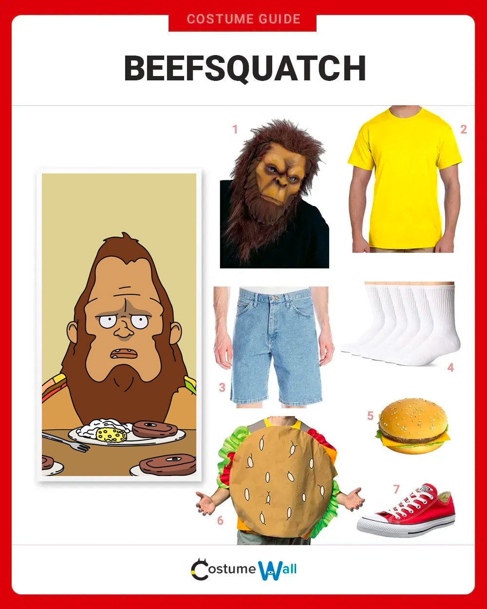 Beefsquatch Costume Guide