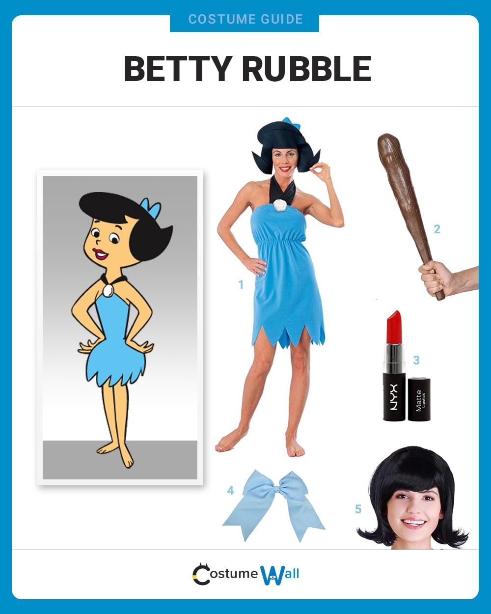 Betty Rubble Costume Guide