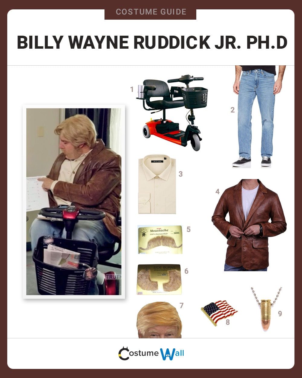 Billy Wayne Ruddick Jr. Costume Guide
