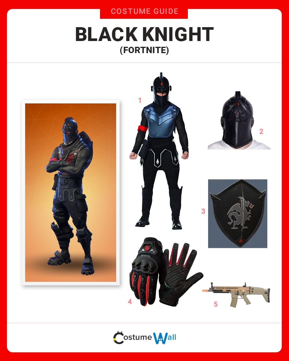 Black Knight  Costume Guide