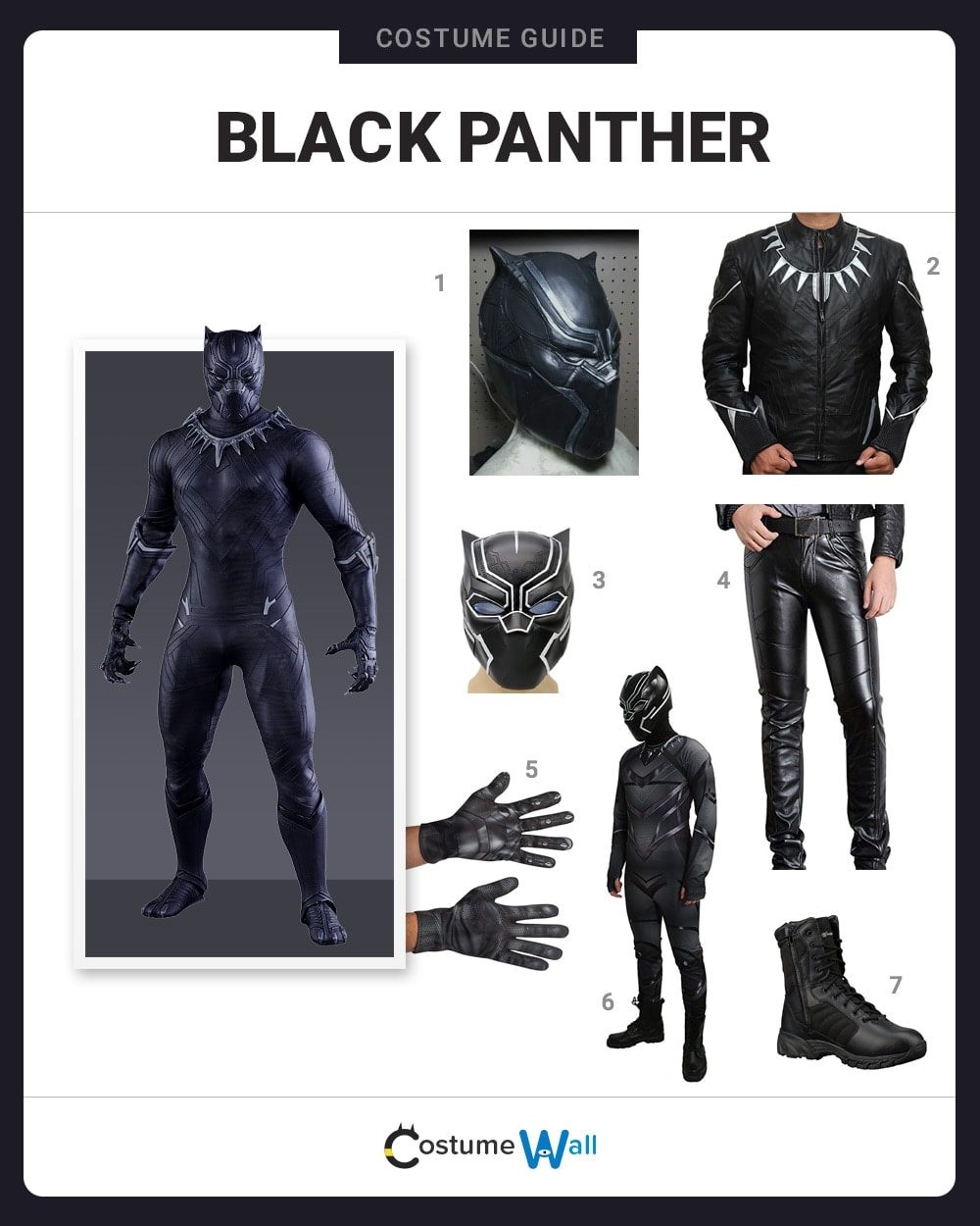 Costume for Black Panther worn by Chadwick Boseman