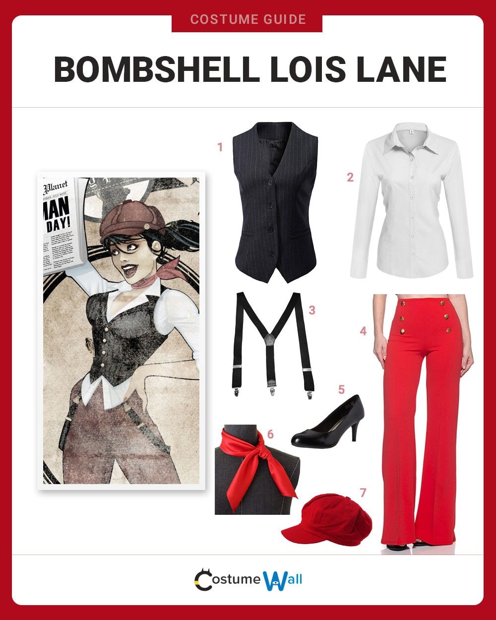 Bombshell Lois Lane Costume Guide