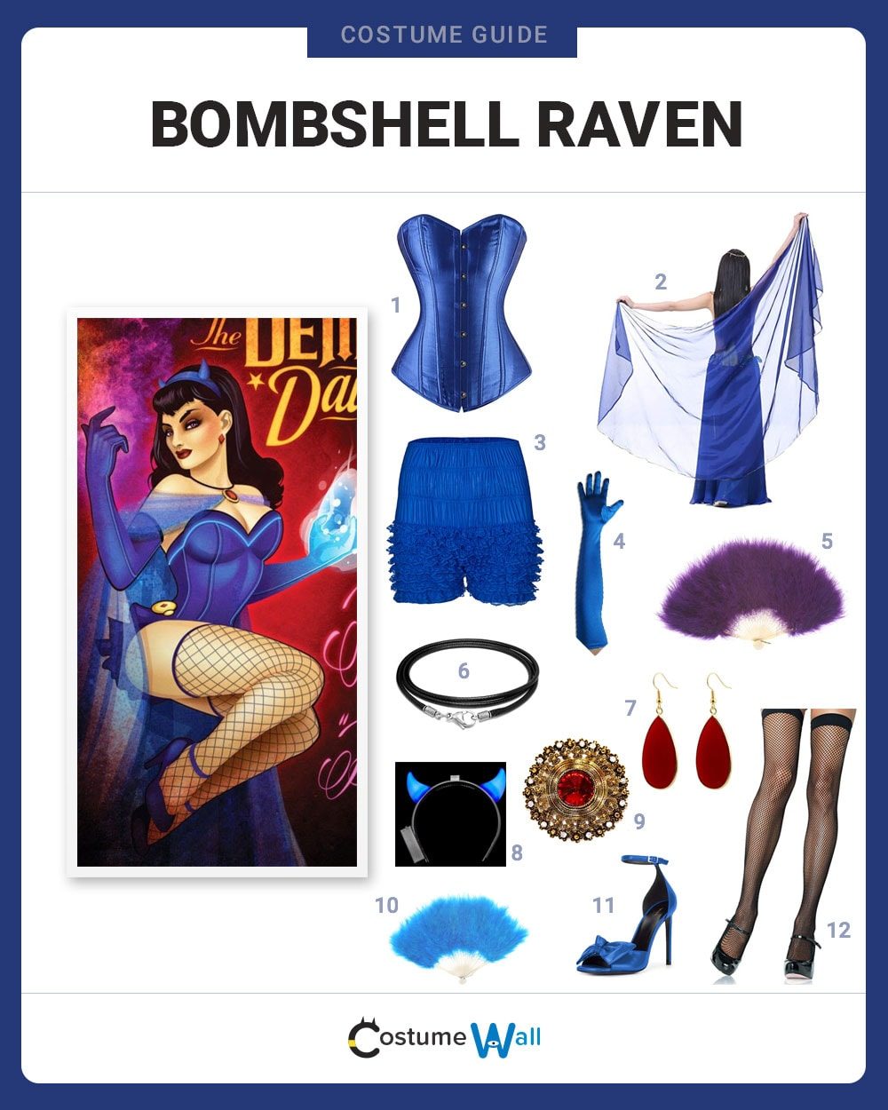 Bombshell Raven Costume Guide