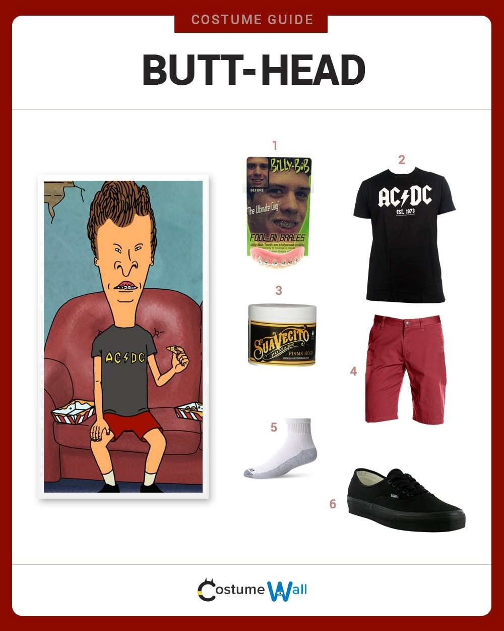 Butt-head Costume Guide