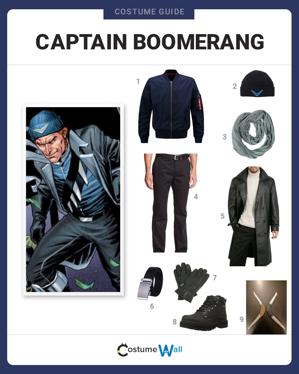 Captain Boomerang Costume Guide