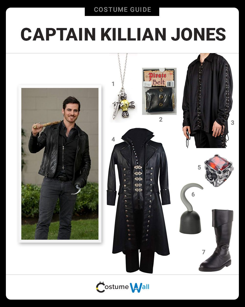 Captain Killian Jones Costume Guide