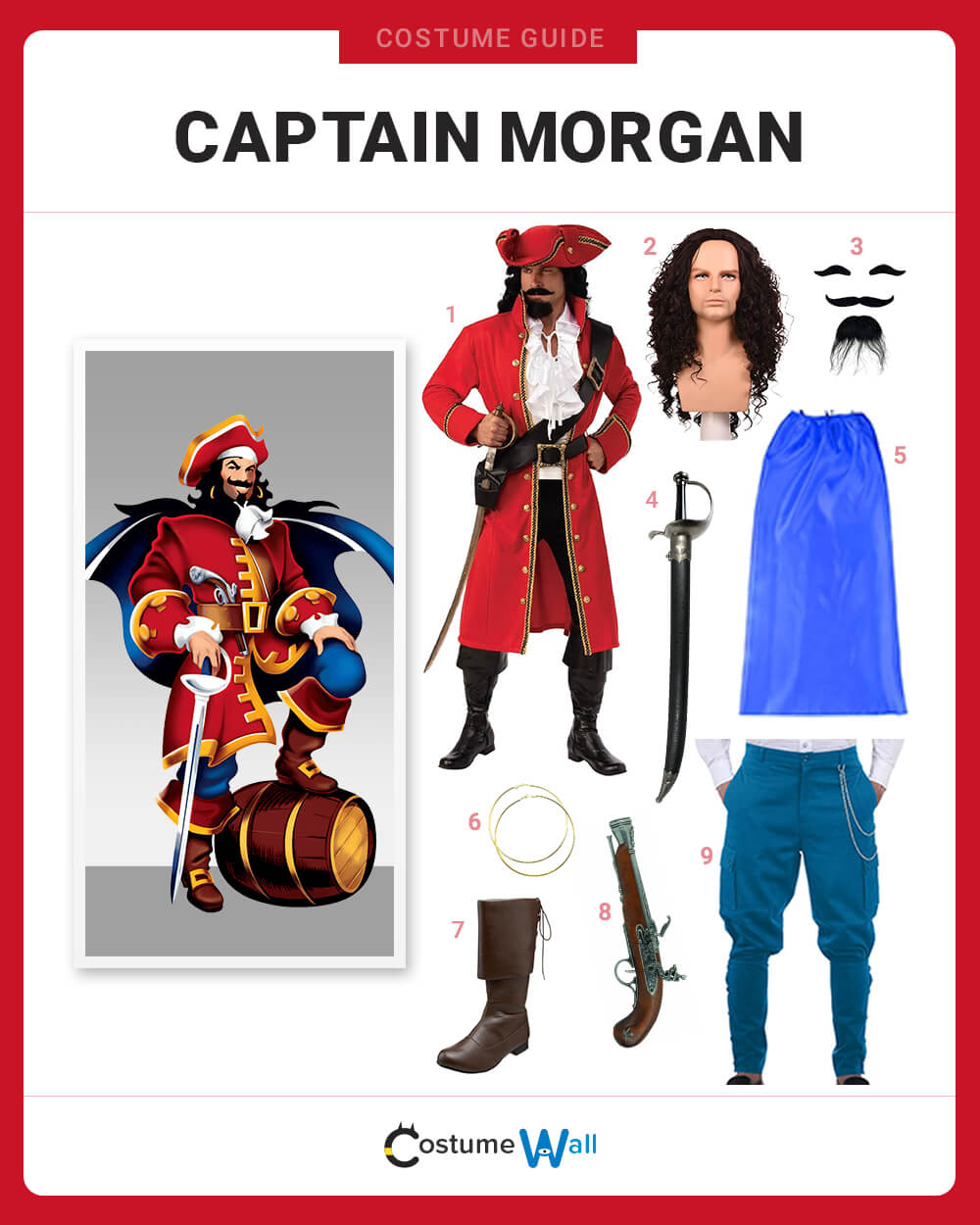 Dress Like Captain Morgan Costume Halloween and Cosplay Guides