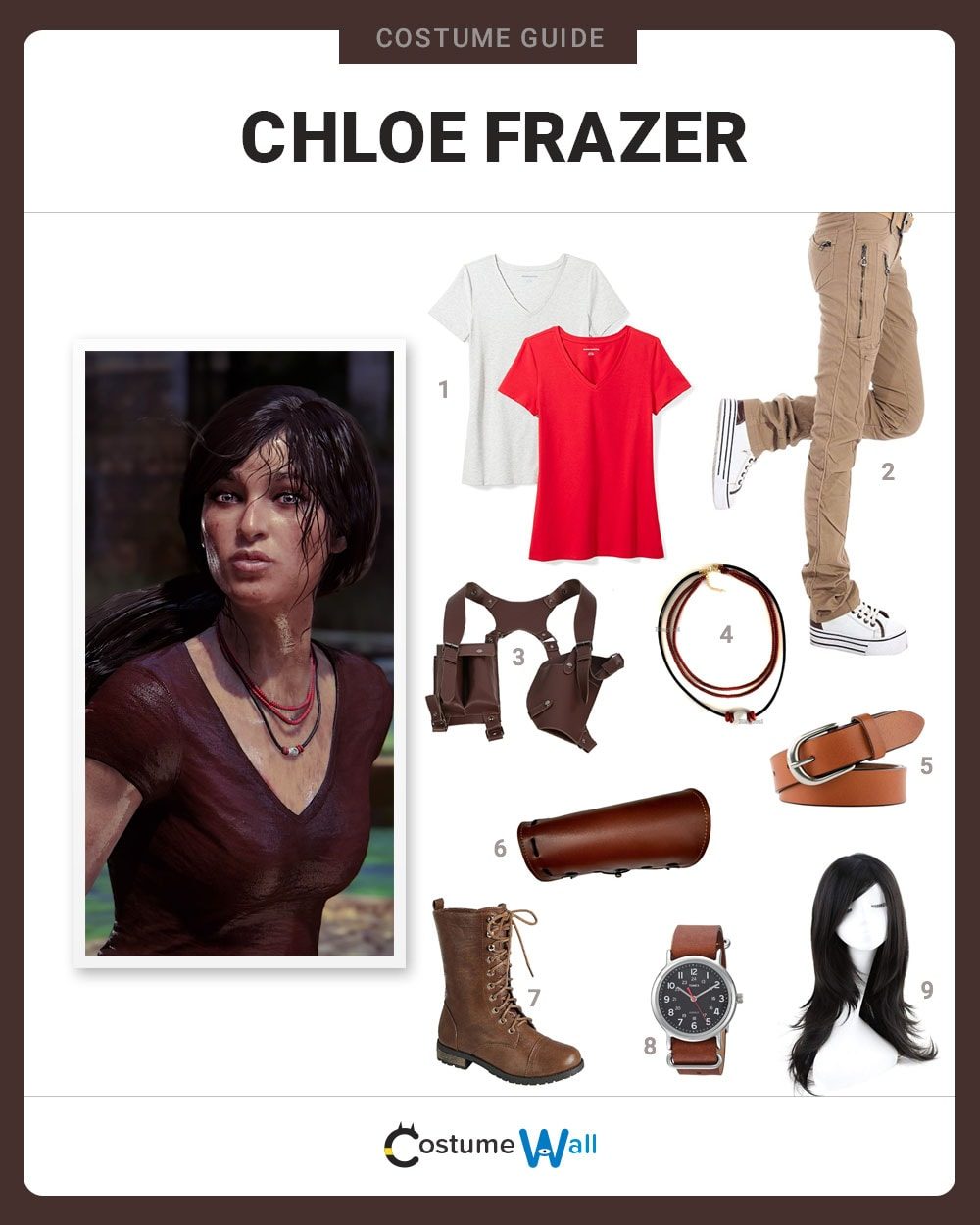 Chloe Frazer Costume Guide