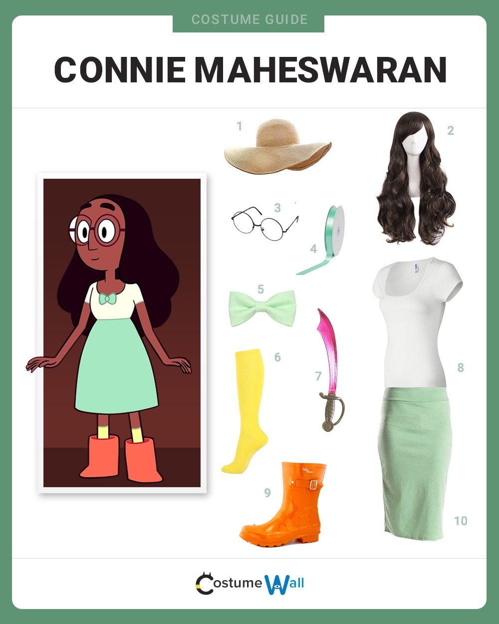 Connie Maheswaran Costume Guide