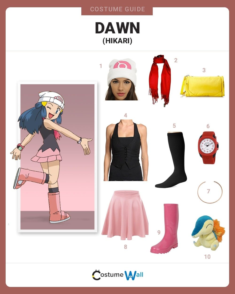 Dawn (Hikari) Costume Guide