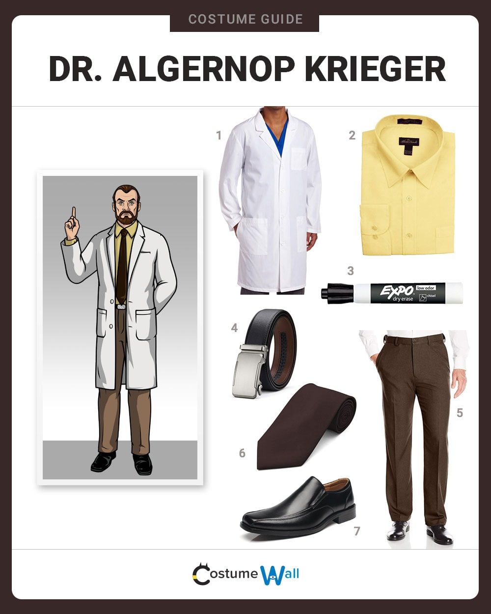 Dr. Algernop Krieger Costume Guide