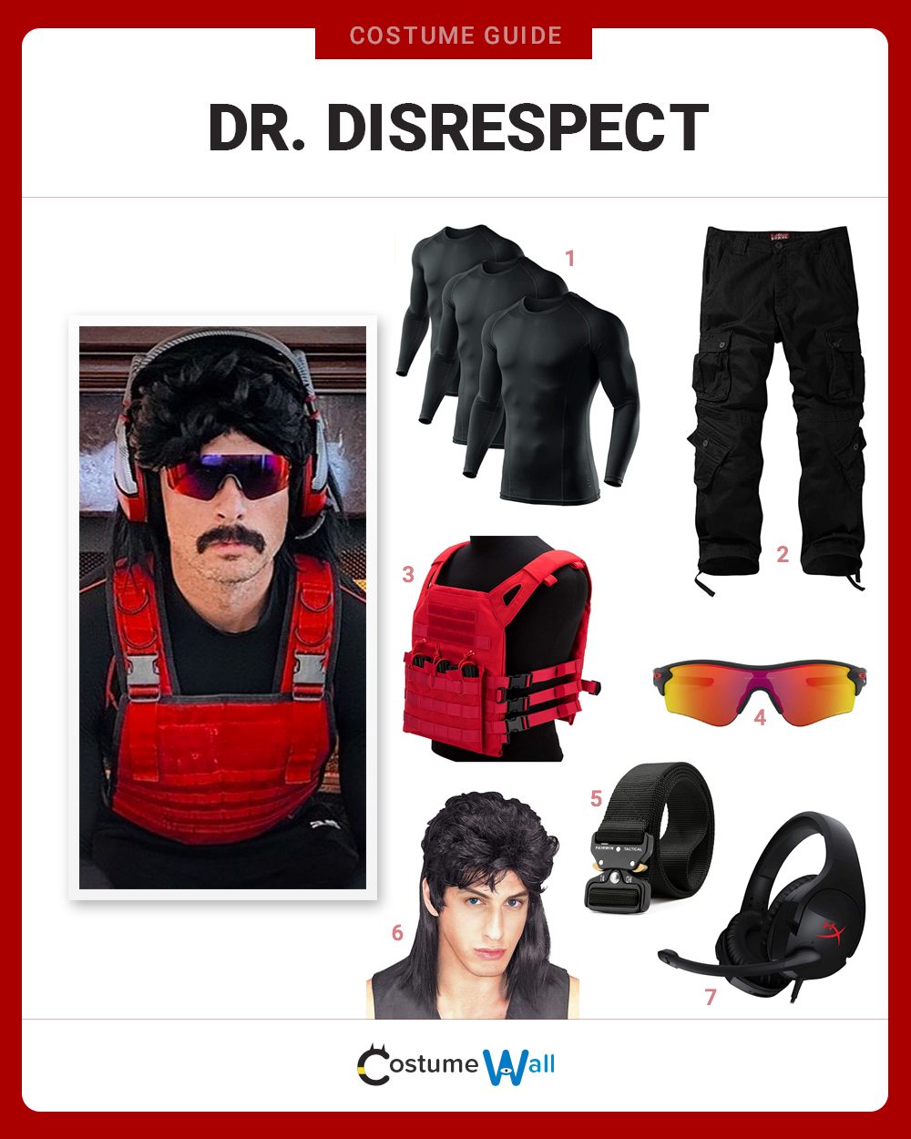 Dr. Disrespect  Costume Guide