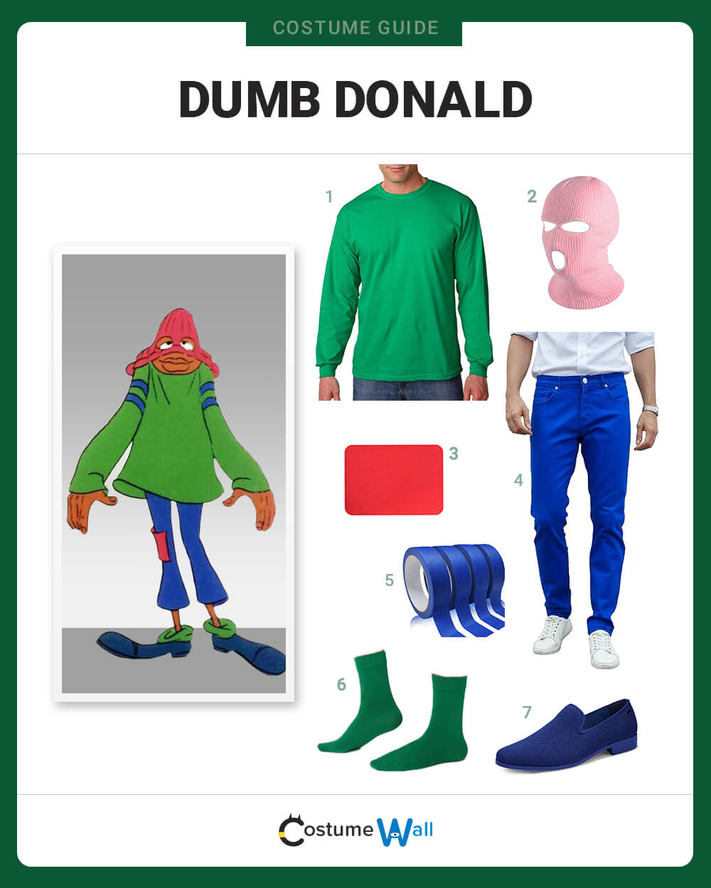 Dress Like Dumb Donald Costume Halloween and Cosplay Guides