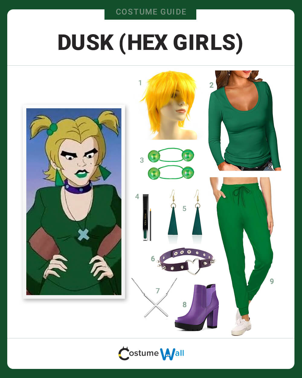 Dress Like Dusk Hex Girls Costume Halloween and Cosplay Guides