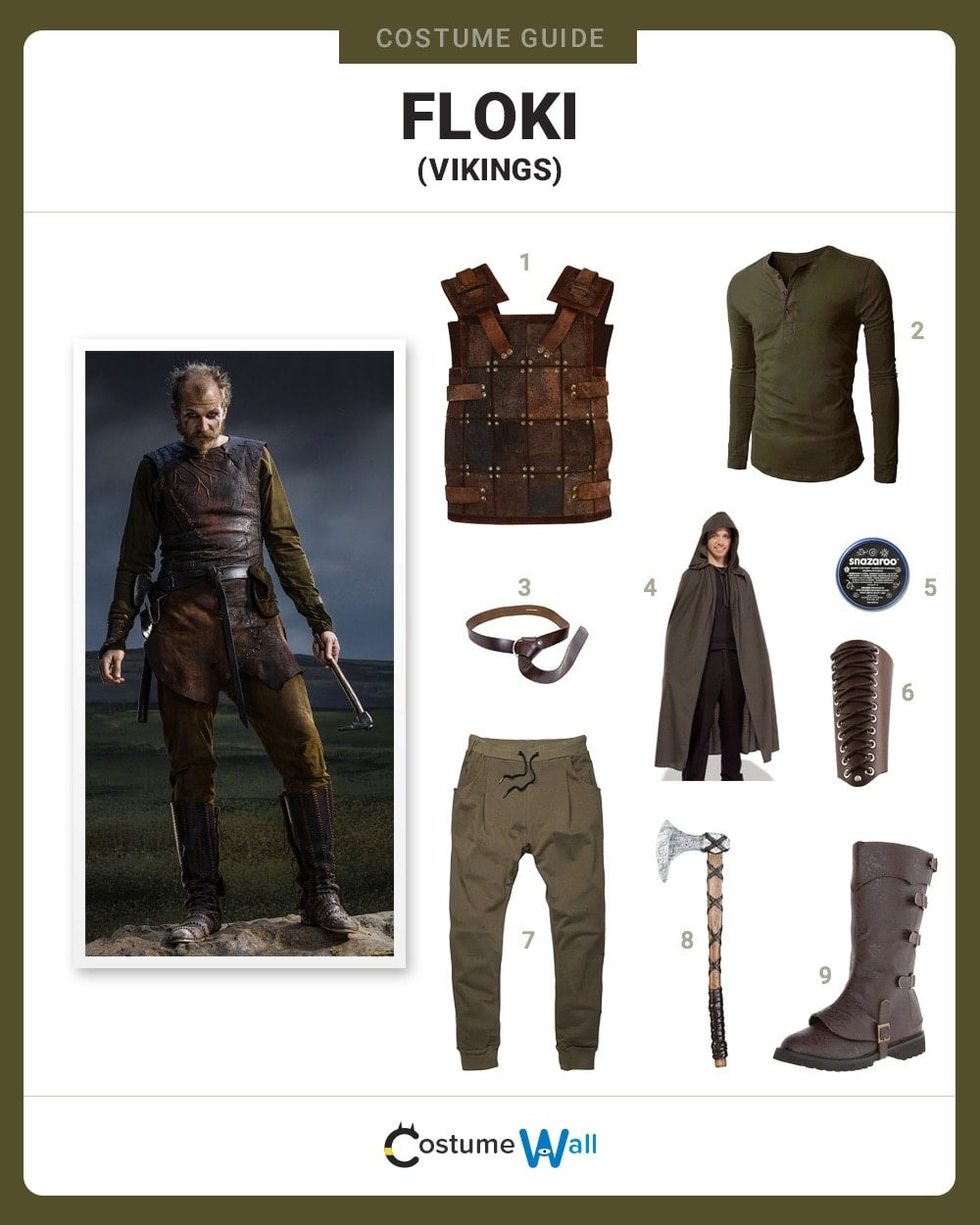 Men's Vikings Floki Costume