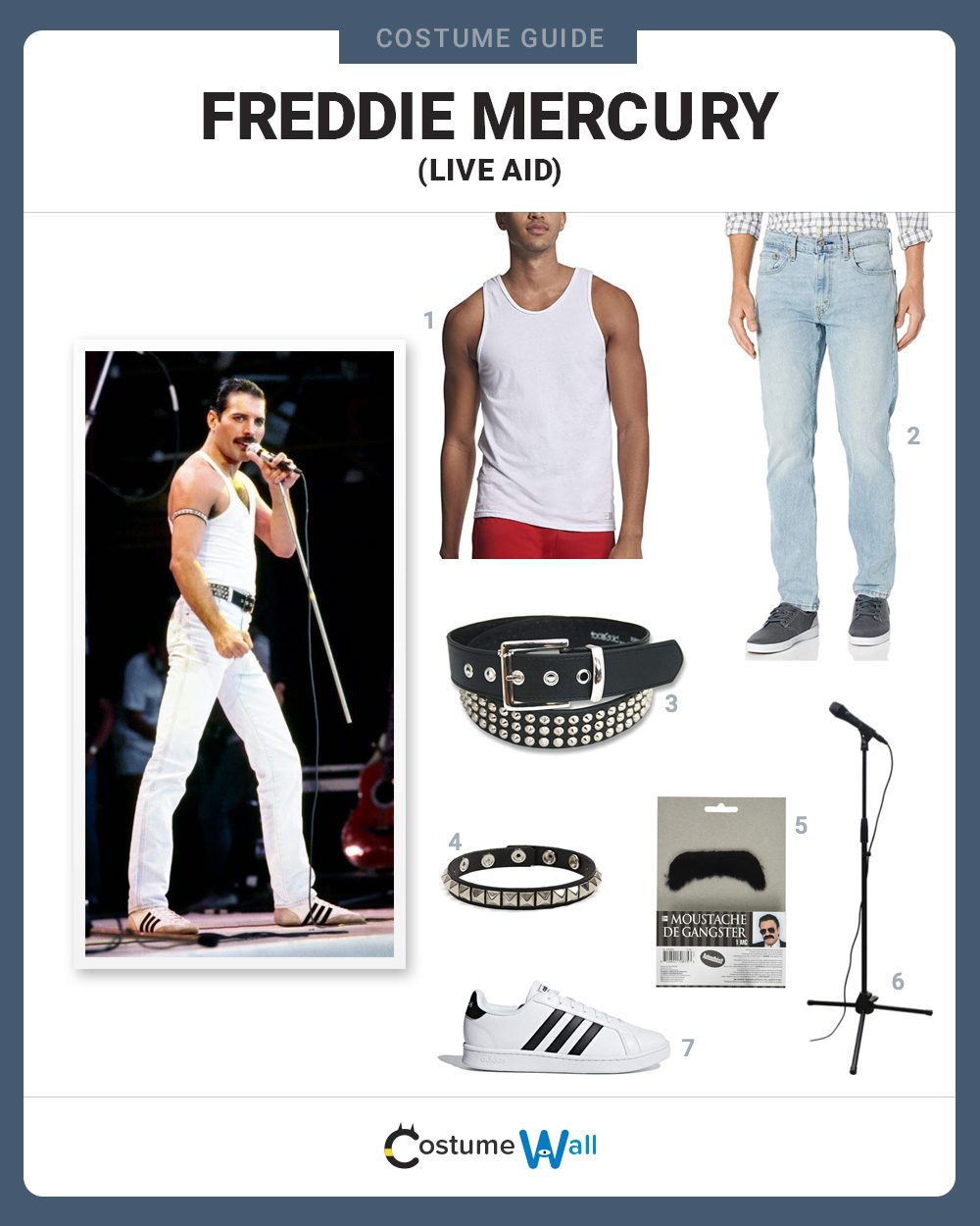 satire Hopelijk Oppositie Dress Like Freddie Mercury Costume | Halloween and Cosplay Guides