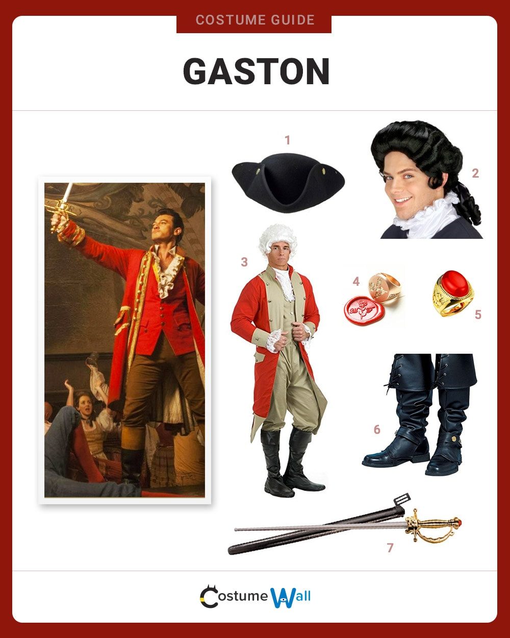 Gaston Costume Guide