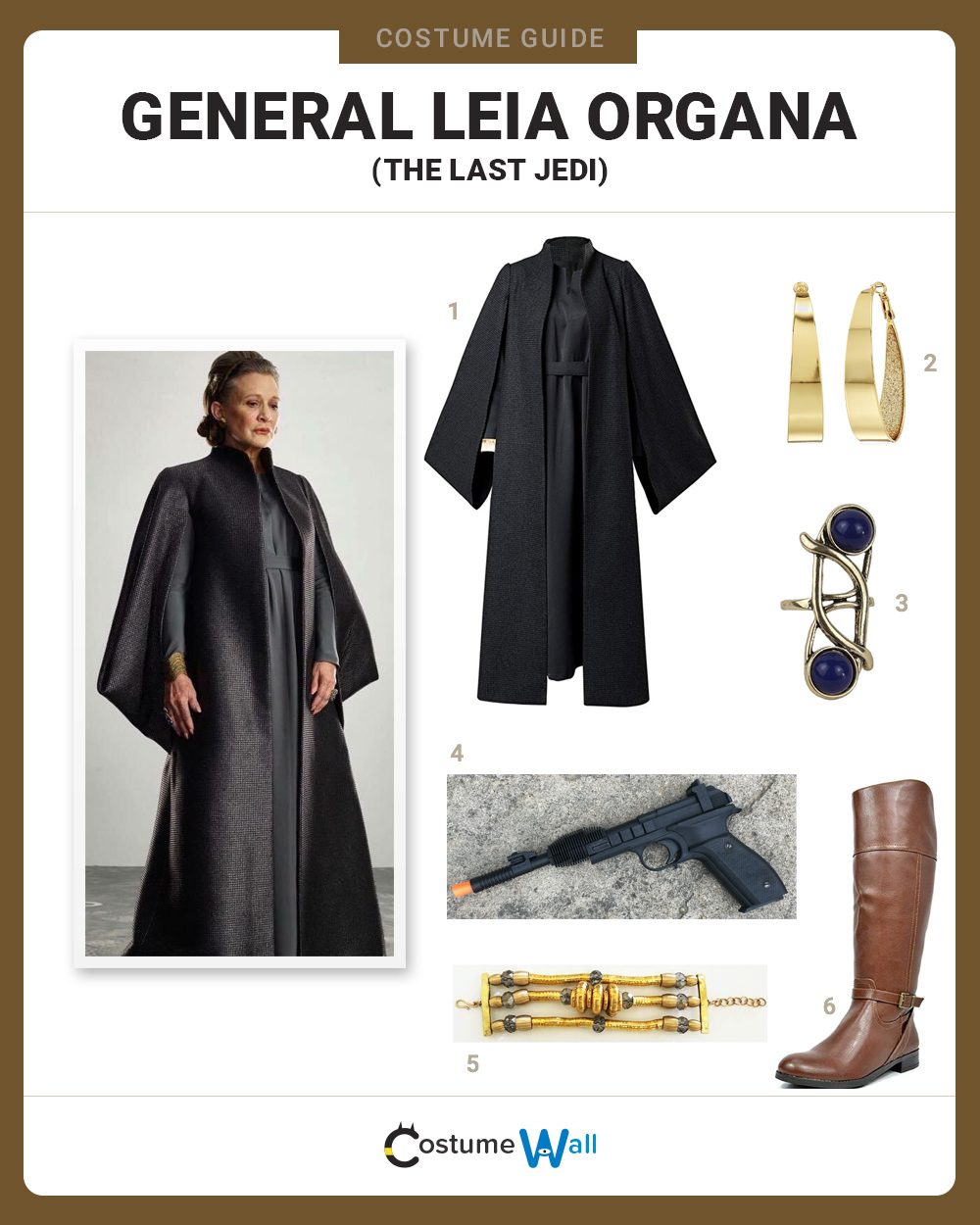 Dress Like General Leia Organa From The Last Jedi Costume Halloween And Cosplay Guides