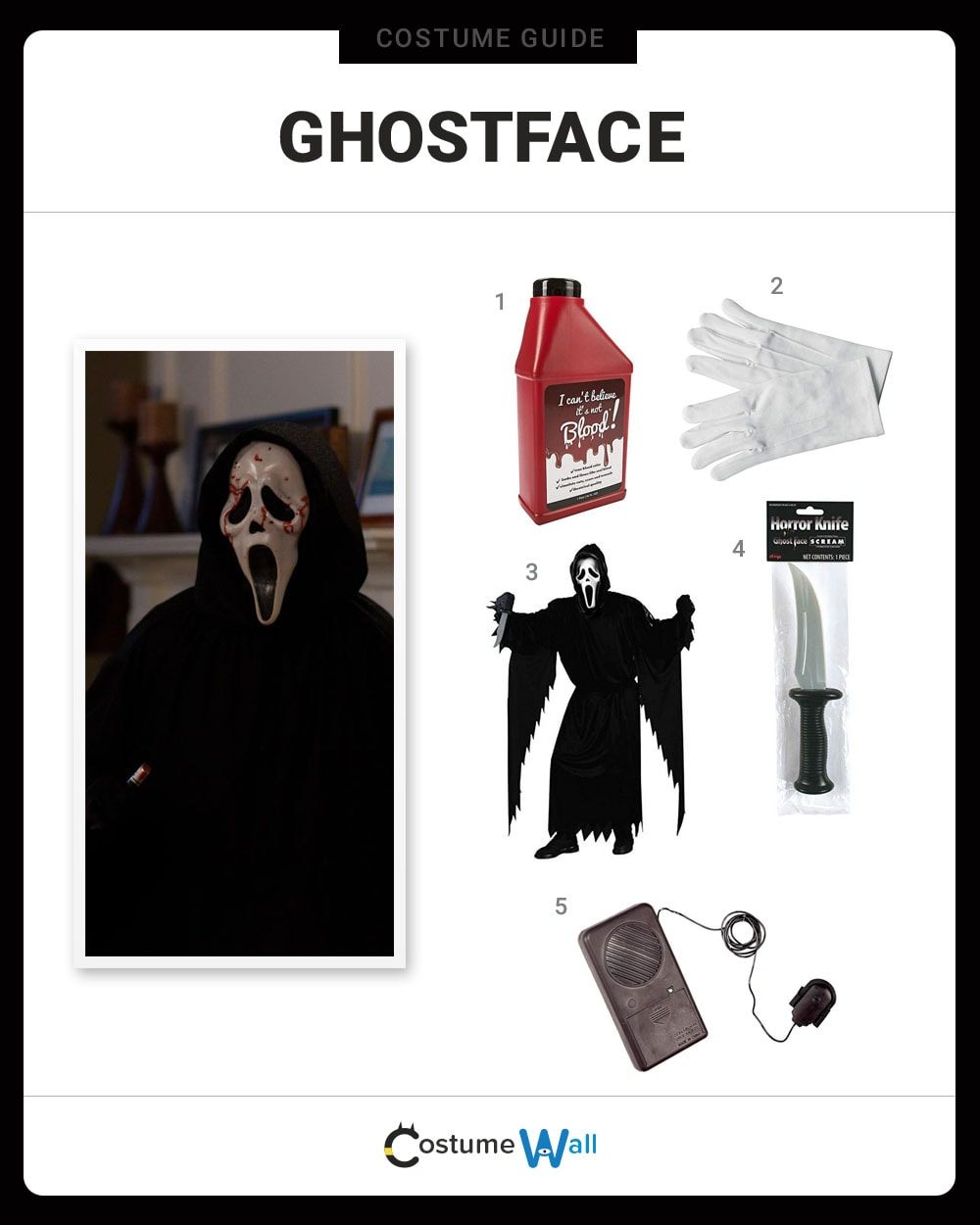 scream 4 ghostface costume