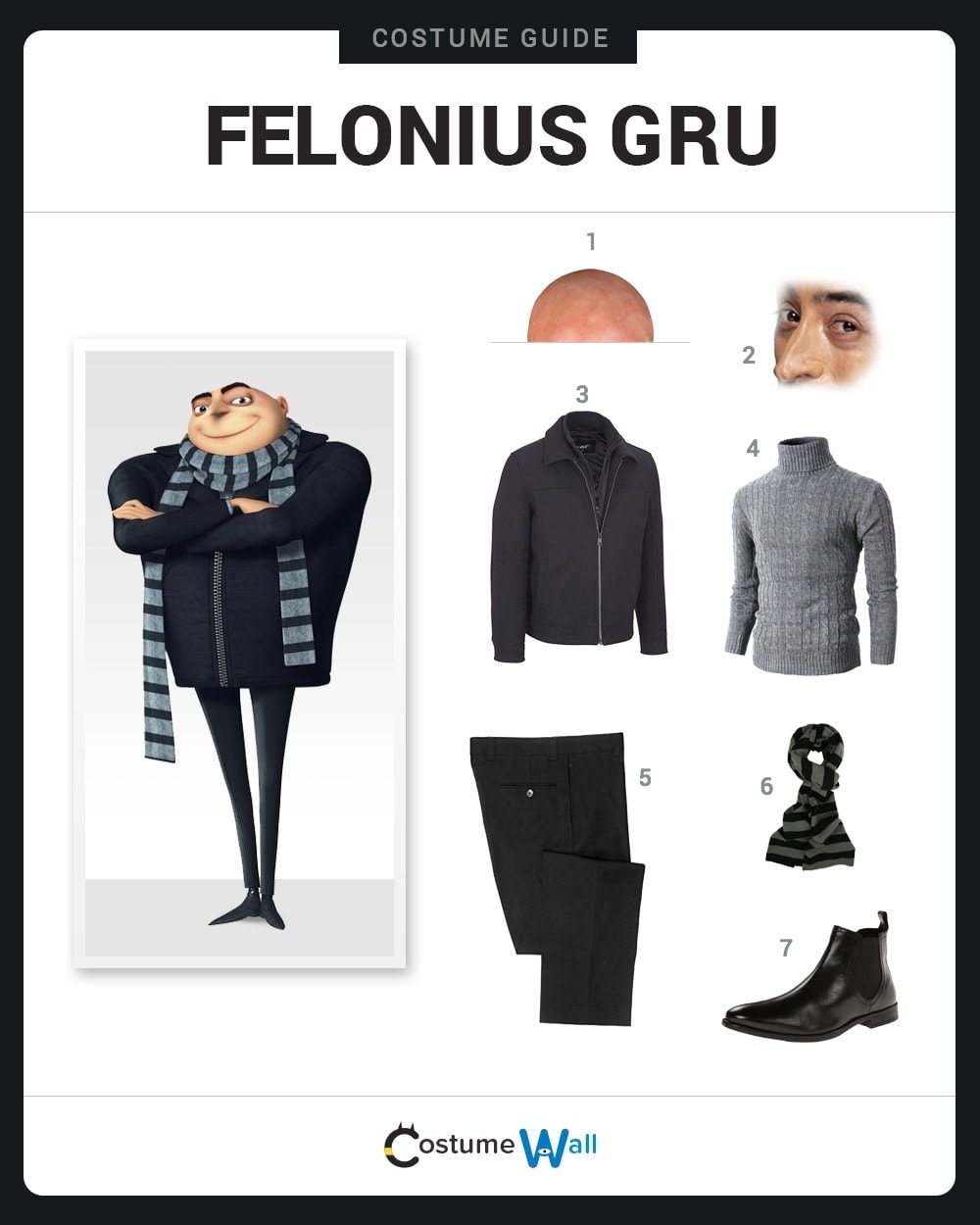 Gru minions costume best sale