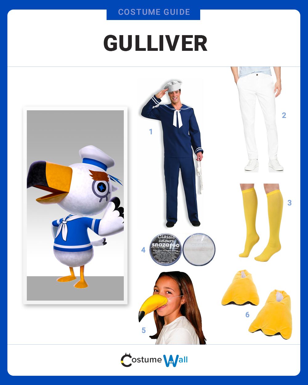 Gulliver  Costume Guide