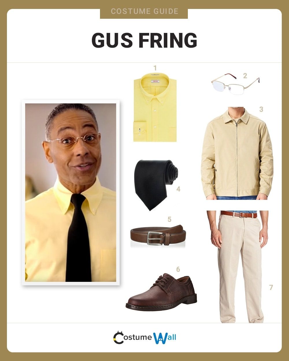 Gus Fring Costume Guide. 