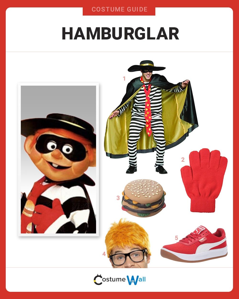 Hamburglar Costume Guide