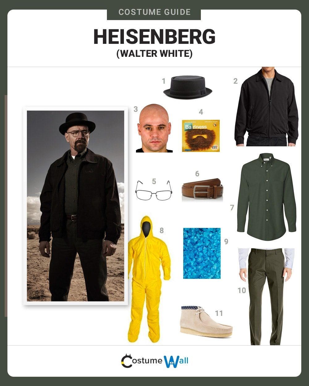 Dress Like Walter “Heisenberg” White Costume Halloween and Cosplay Guides