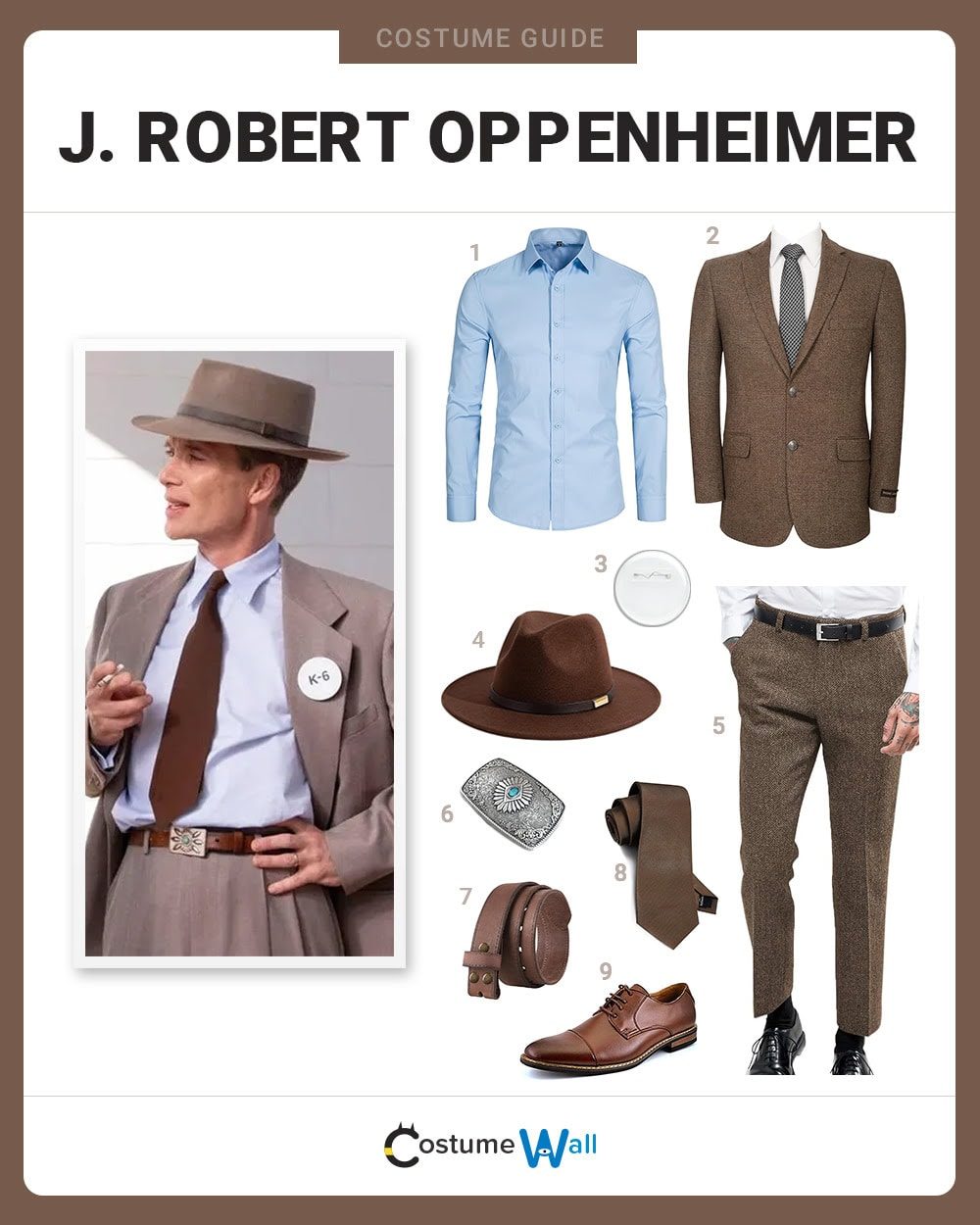 Dress Like J. Robert Oppenheimer Costume | Halloween and Cosplay Guides