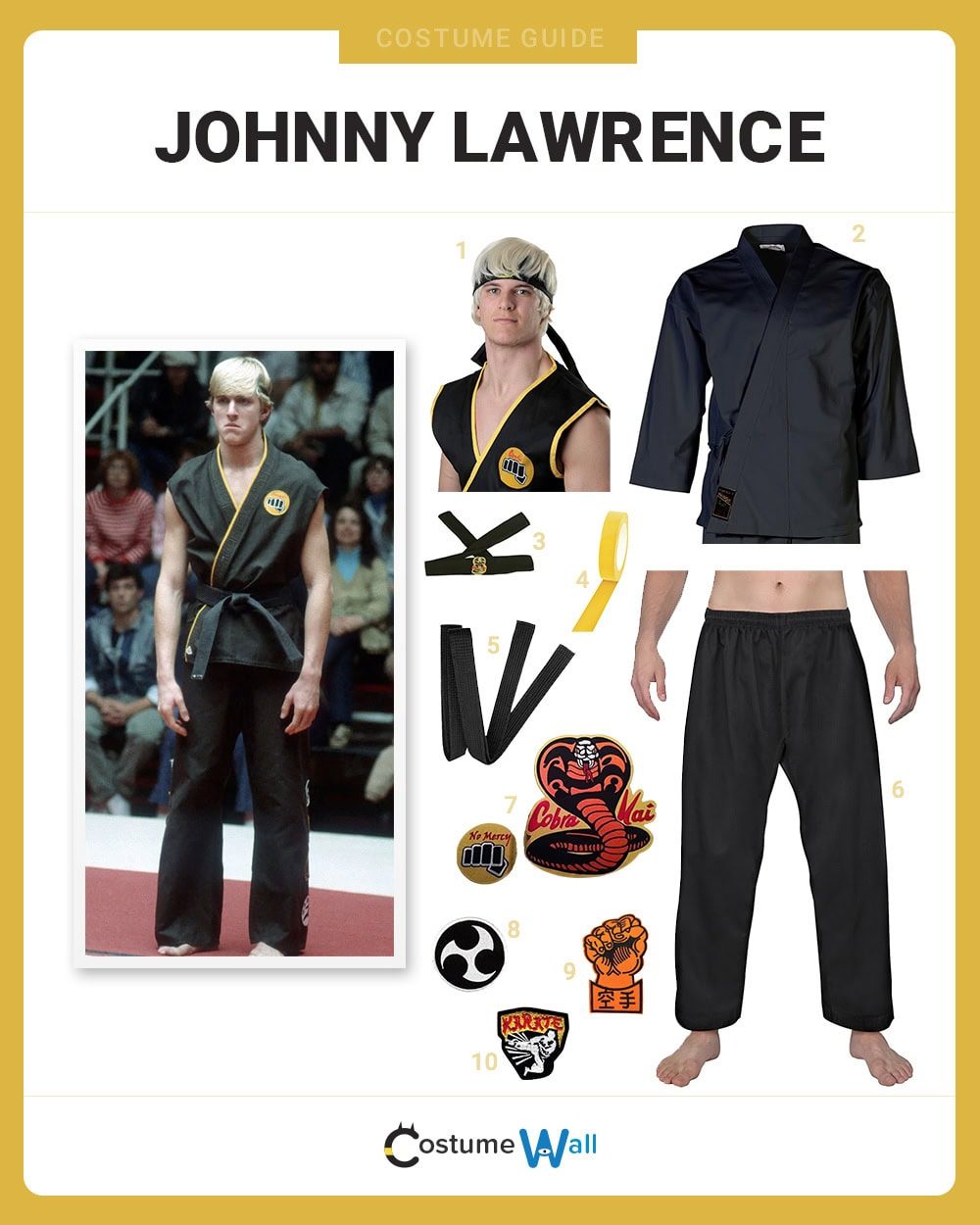 Dress Like Johnny Lawrence Costume | Halloween and Cosplay Guides