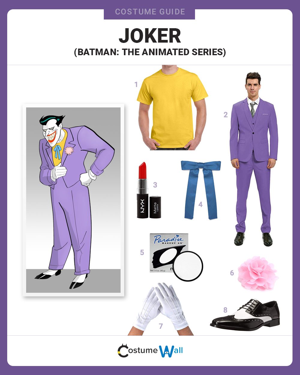 Dress Like Joker from Batman: The Animated Series Costume | Halloween and  Cosplay Guides