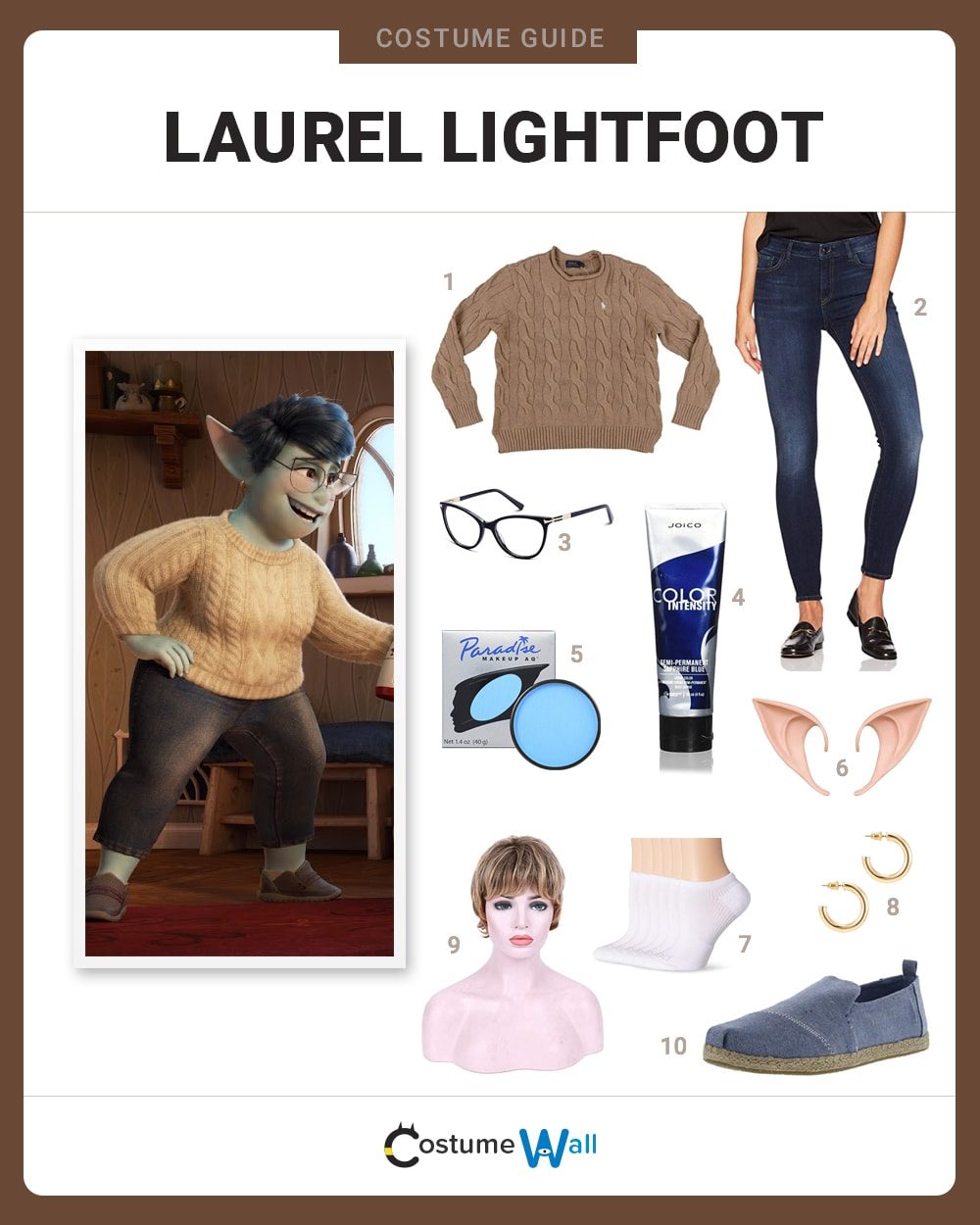 Laurel Lightfoot Costume Guide