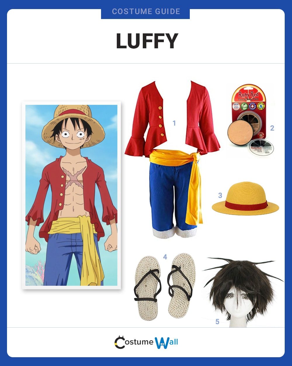 Dress Like Luffy Costume