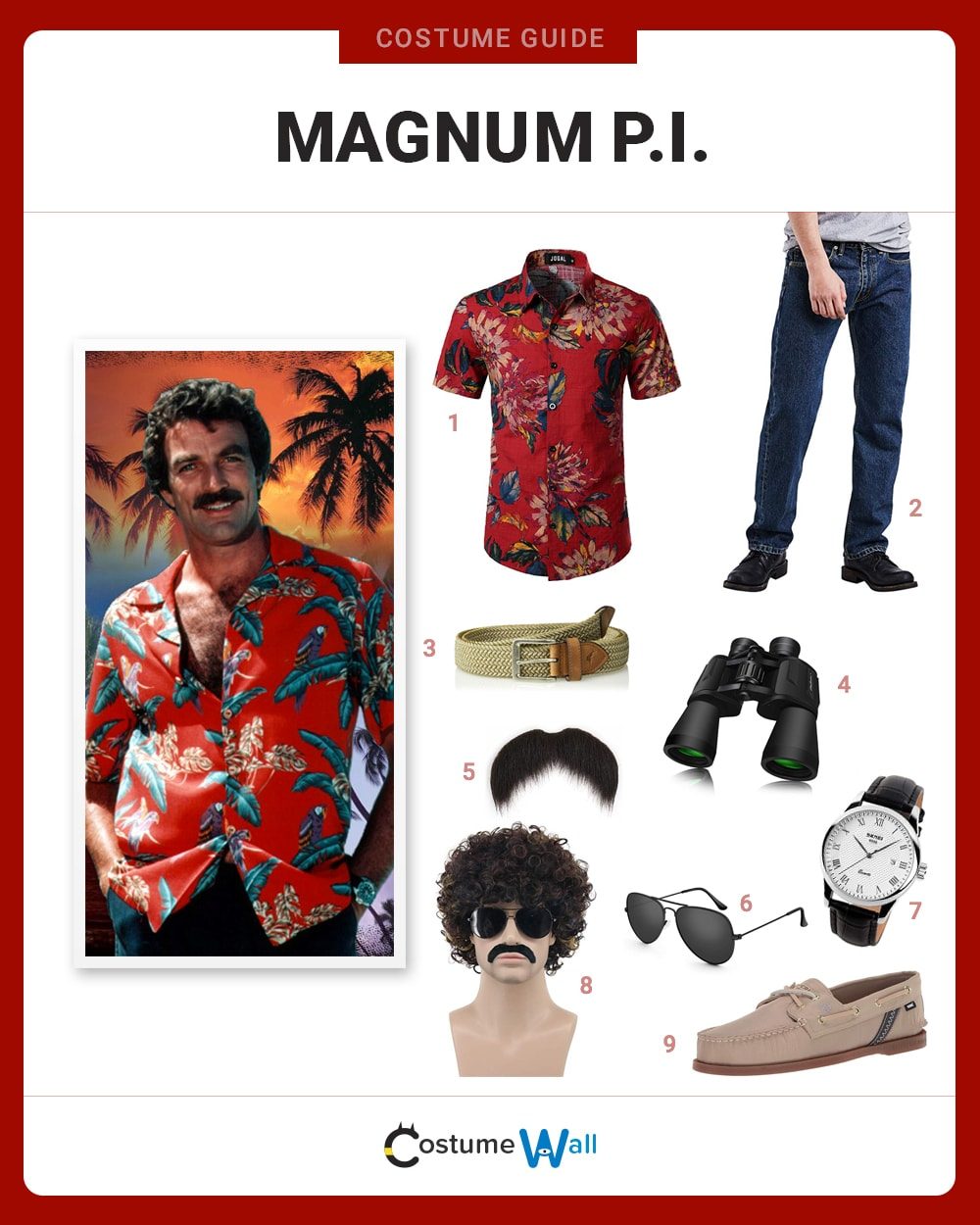Dress Like Magnum P.I. Costume