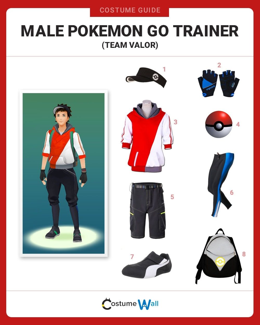 Valor Trainer (M) Costume Guide
