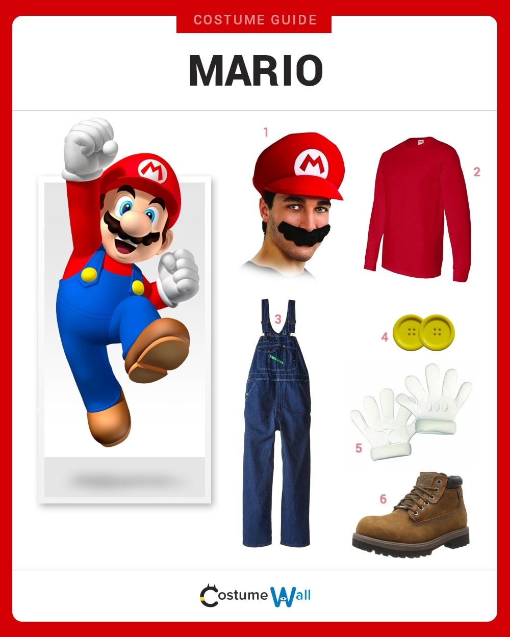 Super Mario Luigi Halloween Costume Classic Super Mario Brothers Fancy ...