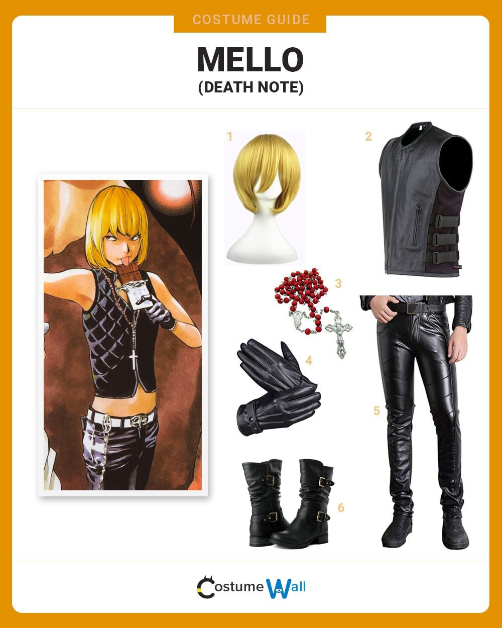 Mello (Death Note) Costume Guide