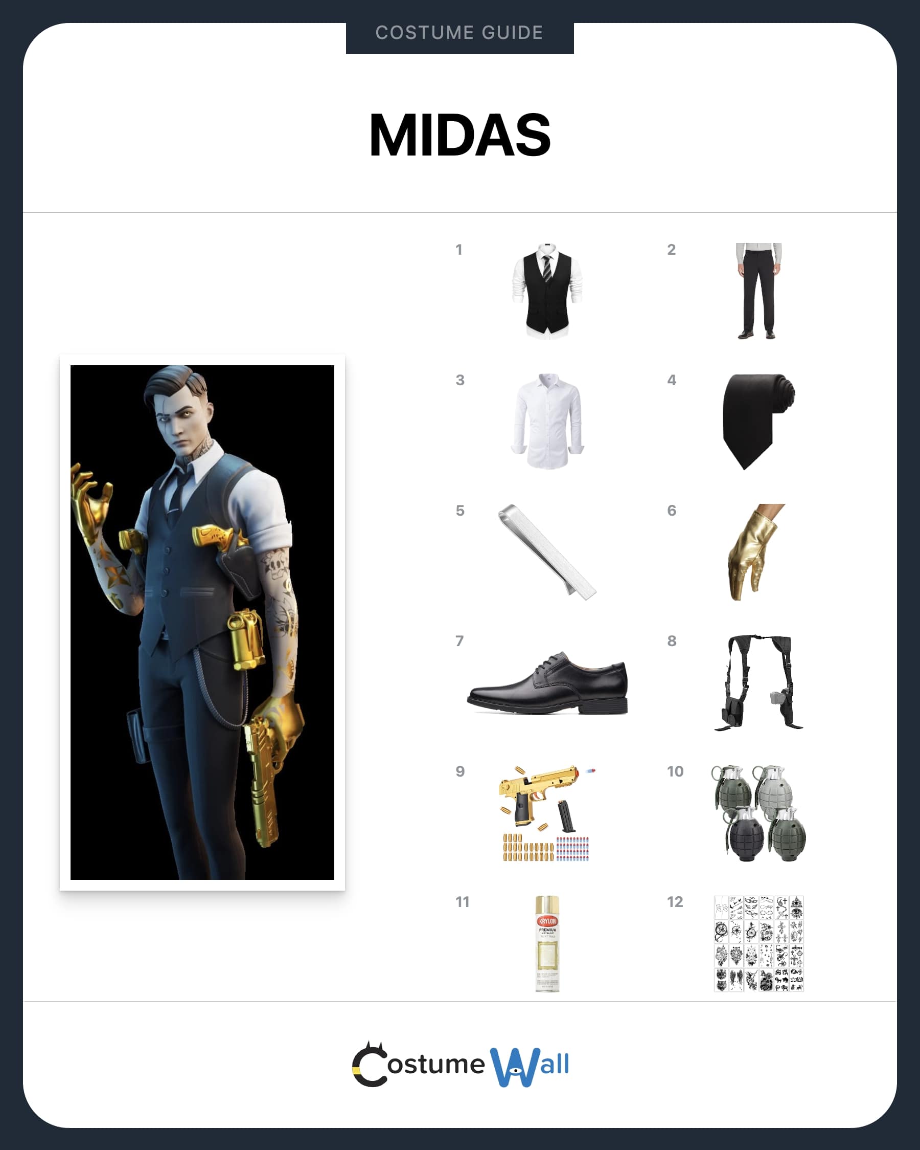 Midas Costume Guide