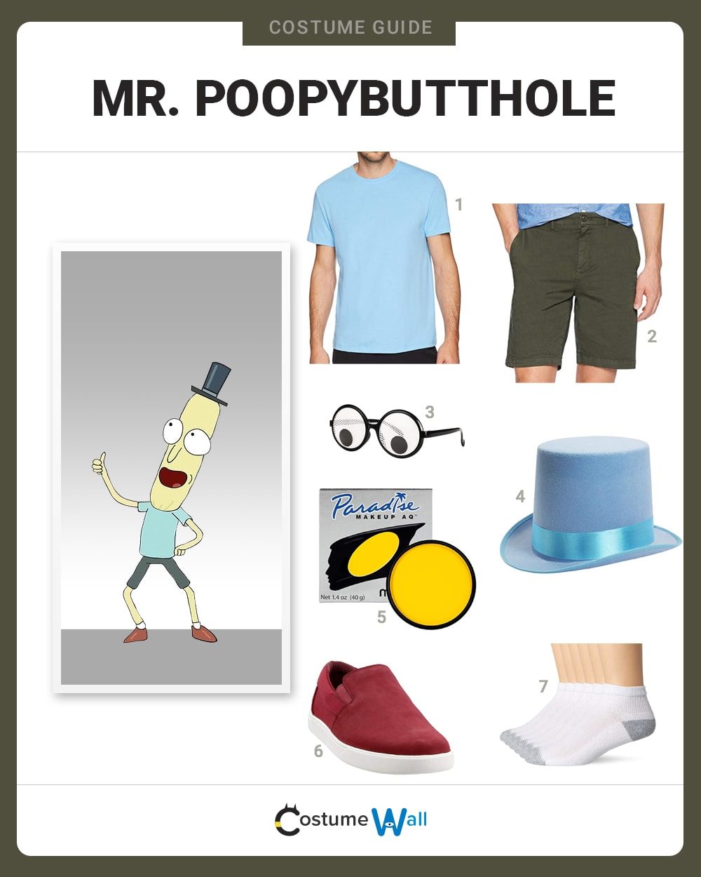 Mr. Poopybutthole Costume Guide