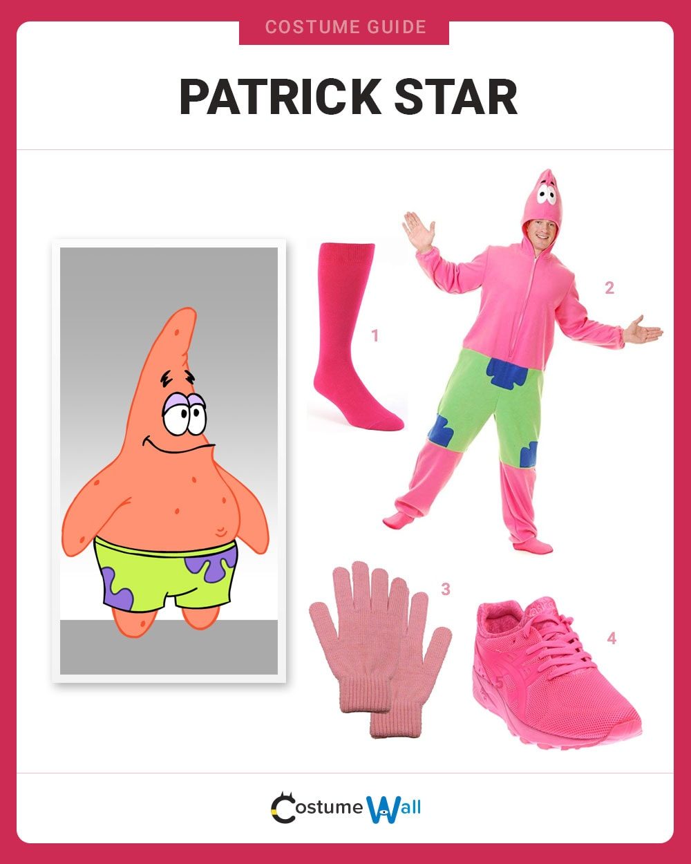 Dress Like Patrick Star Costume