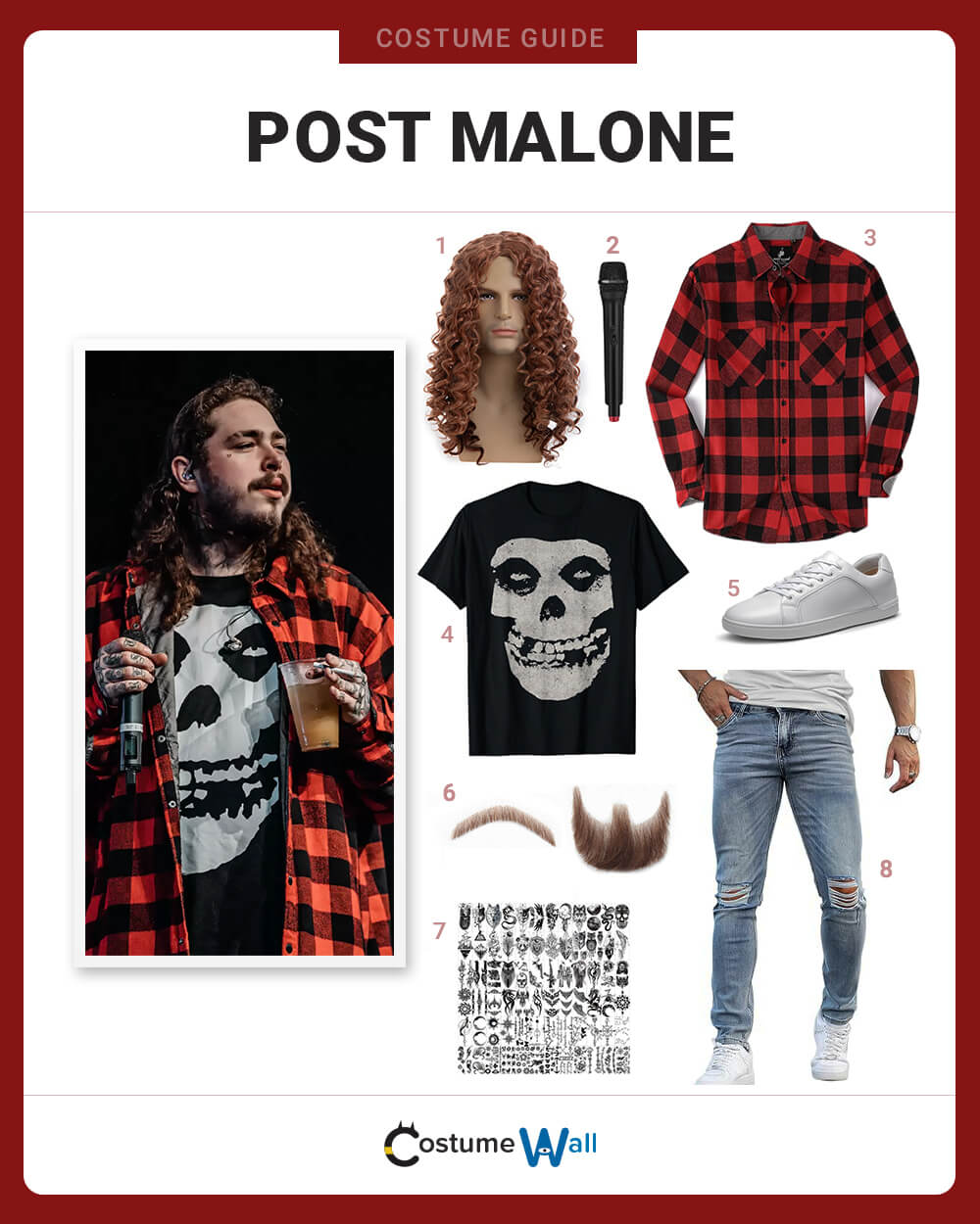 Dress Like Post Malone Costume | Halloween and Cosplay Guides
